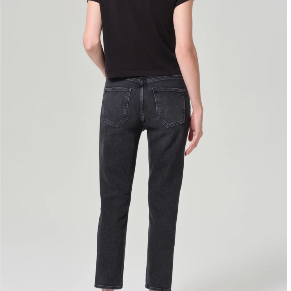 Agolde Riley High Rise Straight Crop Jeans - Picture 4 of 4